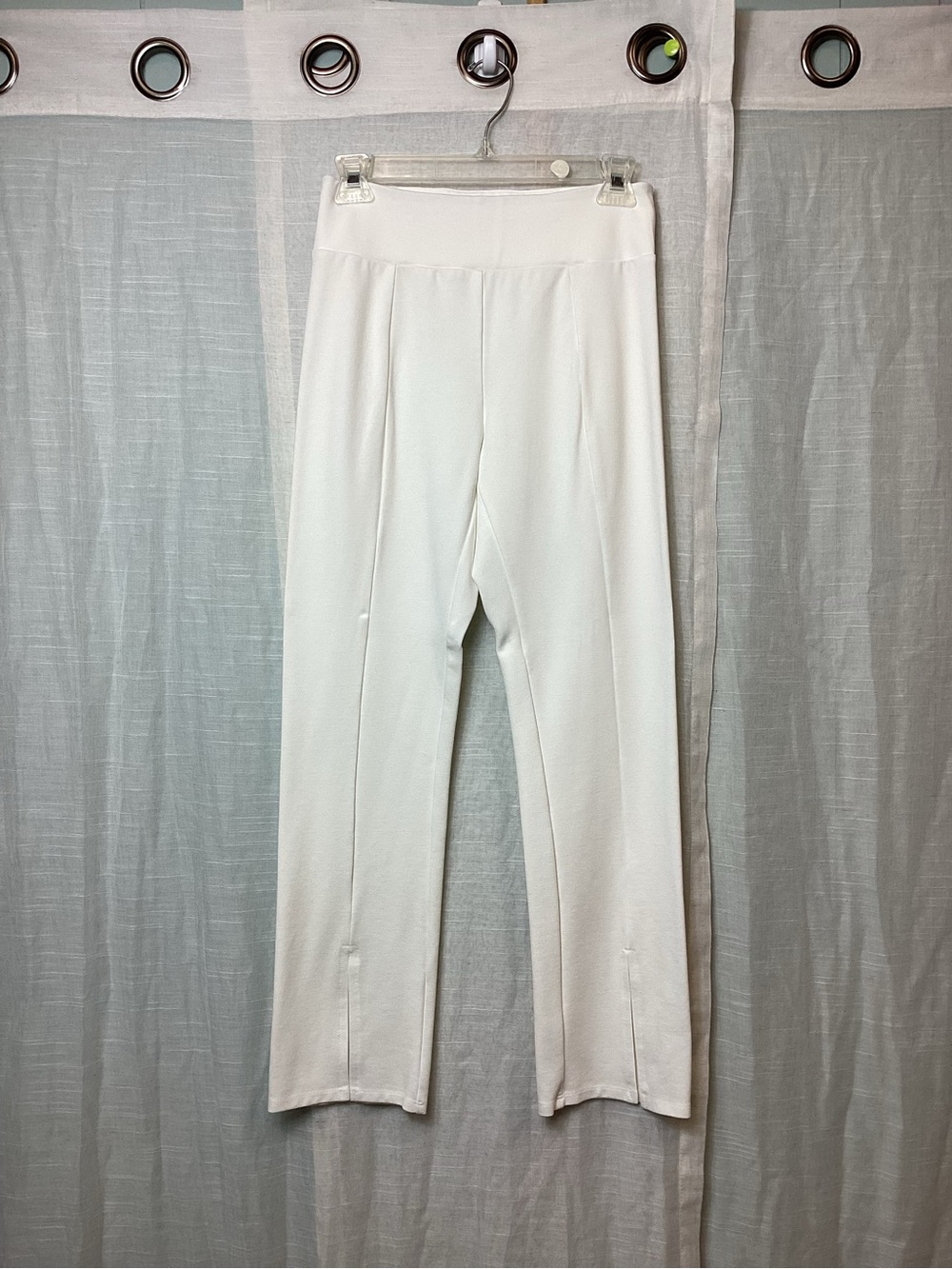 Jude Connally White Pull-on Pants; Size: XS